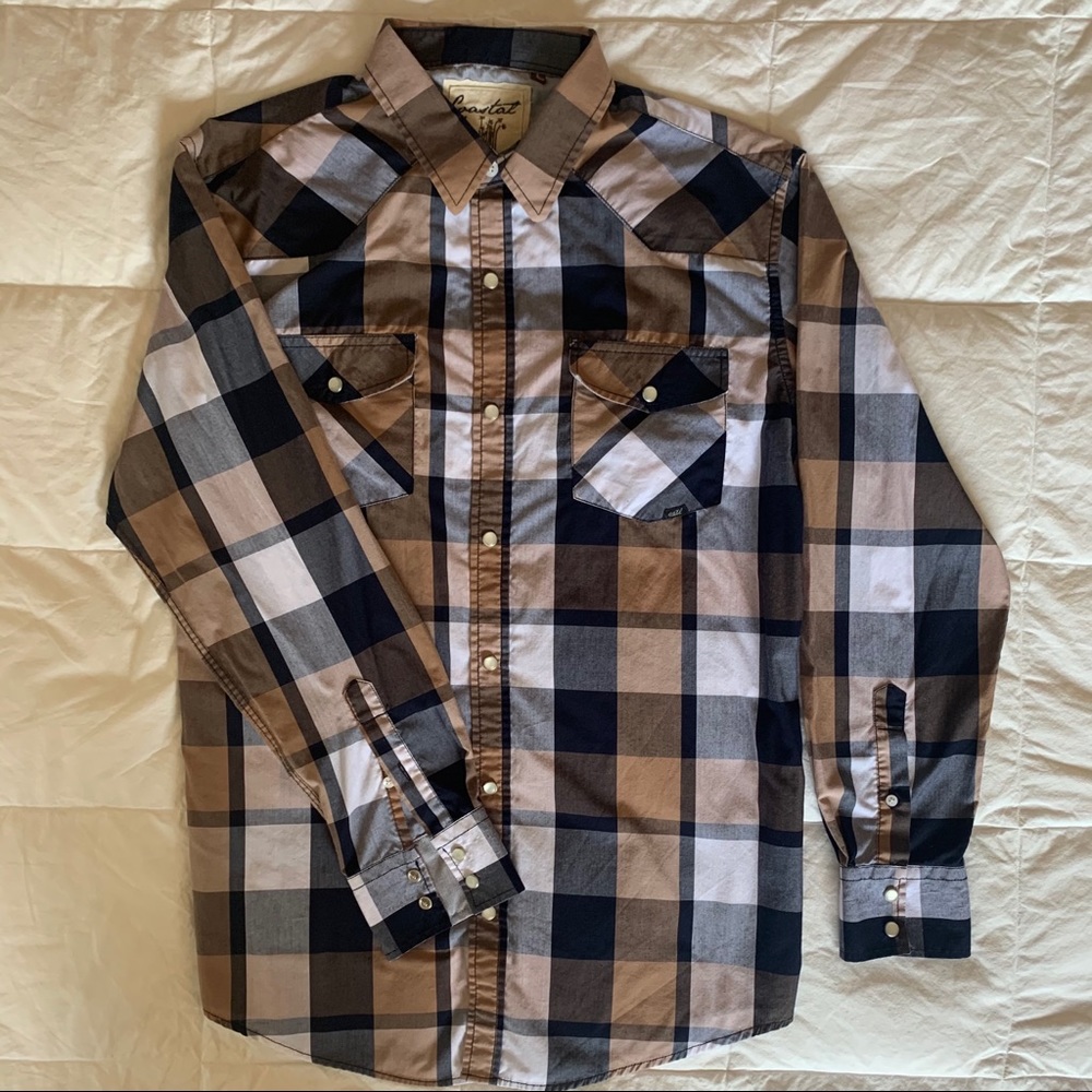 Clark long Sleeve Snap Button Shirt